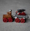 画像1: U.S.A. antique US ARMY Cannon Truck diecast vintage (1)