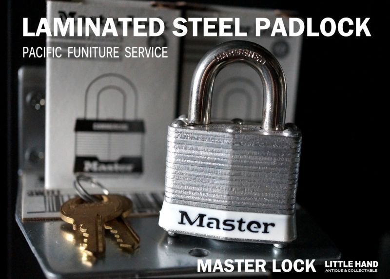 U.S.A.【MASTER LOCK】 LAMINATED STEEL PADLOCK アメリカ MASTER LOCK