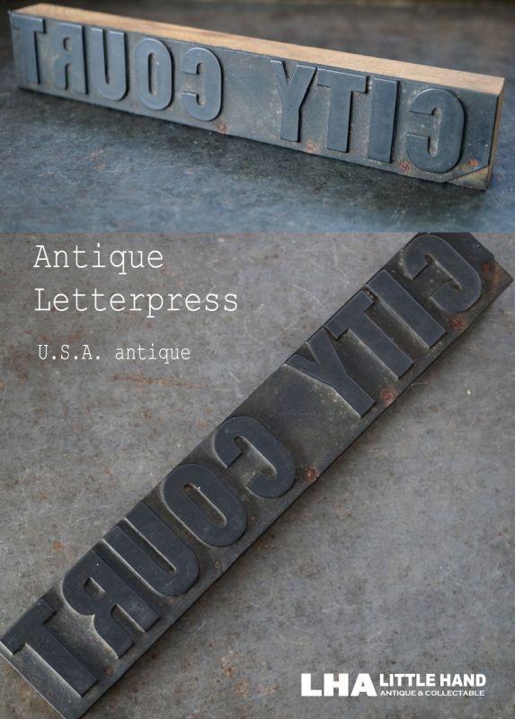 画像1: SALE【30%OFF】U.S.A. antique アメリカアンティーク 木製 プリンターブロック アルファベット Ｈ3.8ｃｍ スタンプ はんこ 1930-60's 