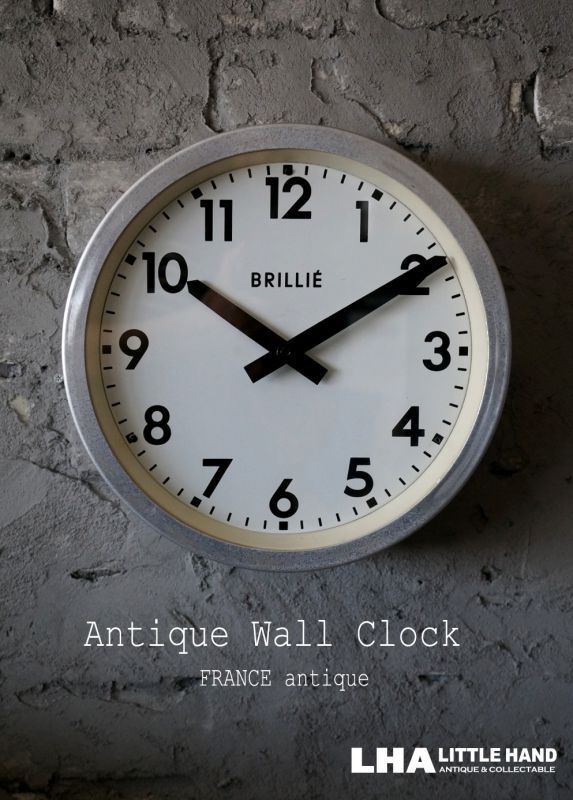 FRANCE antique BRILLIE wall clock フランスアンティーク 掛け時計