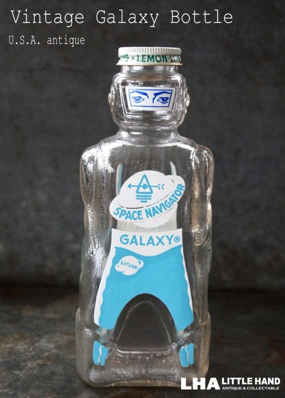 USA antique SPACE FOODS GALAXY Spaceman Bottle アメリカ
