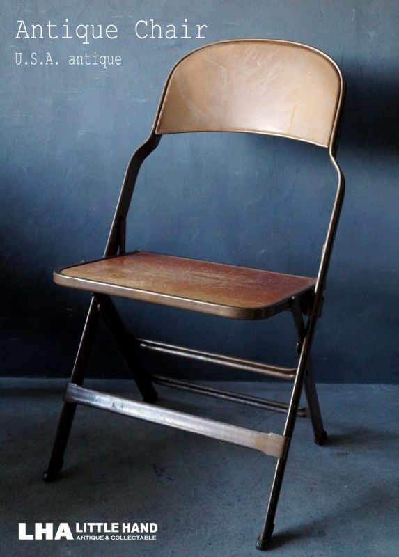 U.S.A. antique Clarin FOLDING CHAIR アメリカアンティーク クラリン 