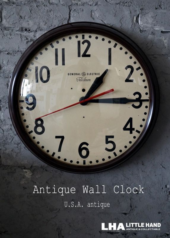 U.S.A. antique GENERAL ELECTRIC×Telechron wall clock GE アメリカ