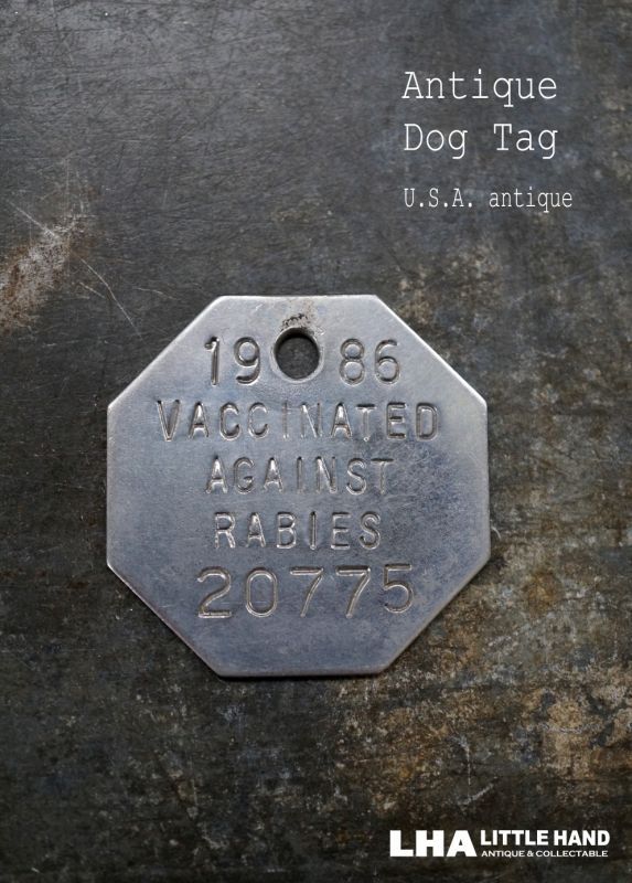 U.S.A. antique Dog Tag アメリカアンティーク ヴィンテージ