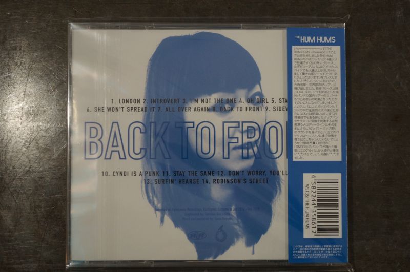 画像2: THE HUM HUM'S  /  BACK TO FRONT  CD 