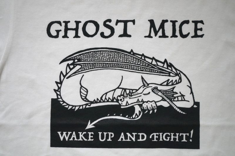 画像2: GHOST MICE / WAKE UP AND FIGHT !   Tシャツ （ホワイト）