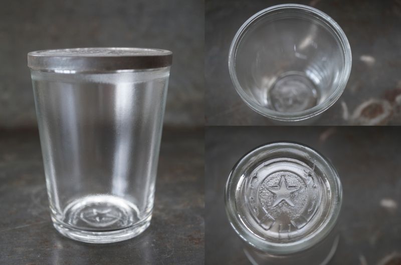 画像2: USA antique アメリカアンティーク BALL JELLY GLASS ジェリーグラス ガラスジャー 1930-60's