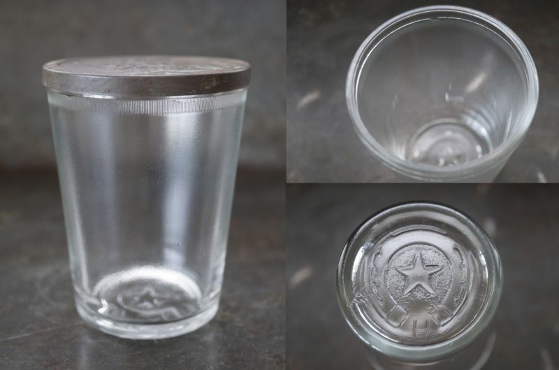 画像2: USA antique アメリカアンティーク BALL JELLY GLASS ジェリーグラス ガラスジャー 1930-60's