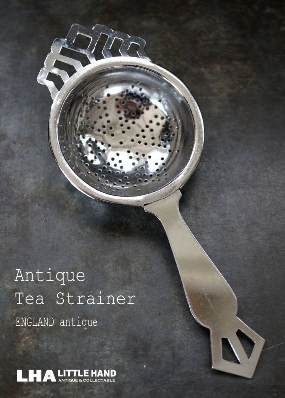 SALE 【30％OFF】 ENGLAND antique イギリスアンティーク ティーストレイナー ティーストレーナー 茶こし ヴィンテージ  1940-80's