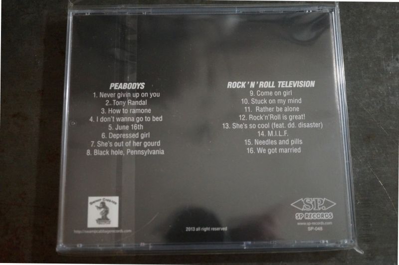 画像2: PEABODYS, ROCK'N'ROLL TELEVISION /split CD