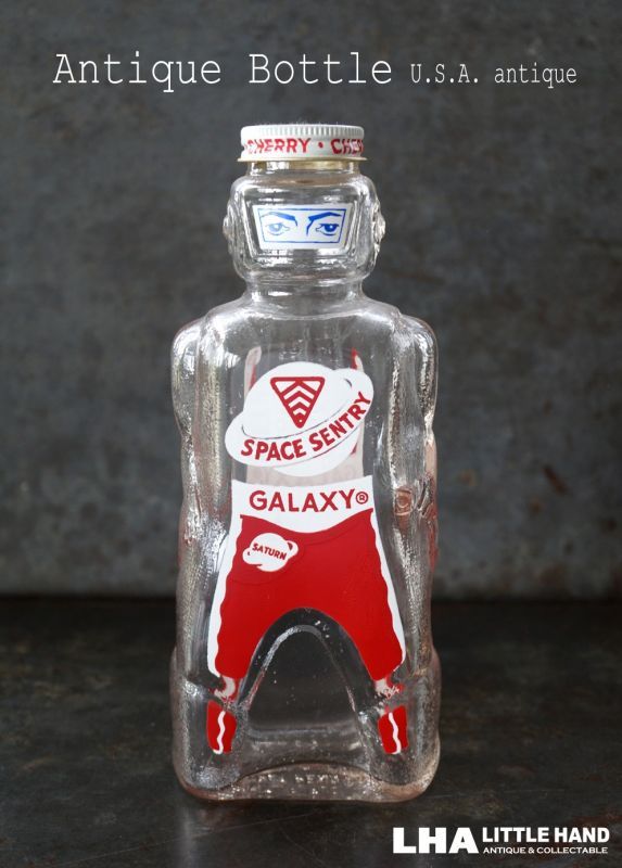 USA antique SPACE FOODS GALAXY Spaceman Bottle アメリカ 