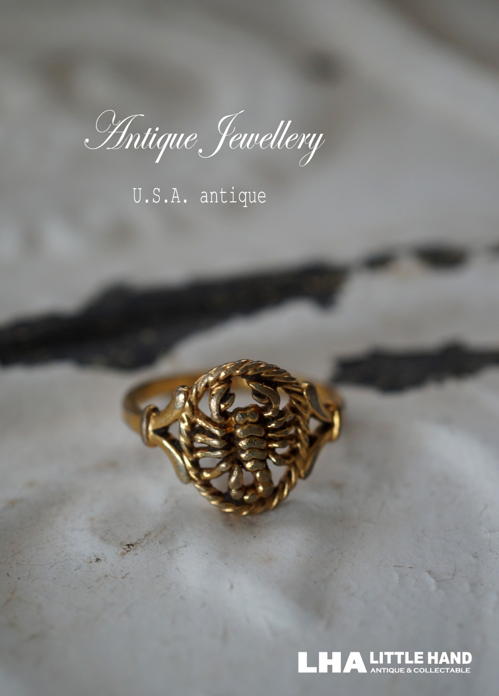 USA antique アメリカアンティーク Avon Ring エイボン コスチューム