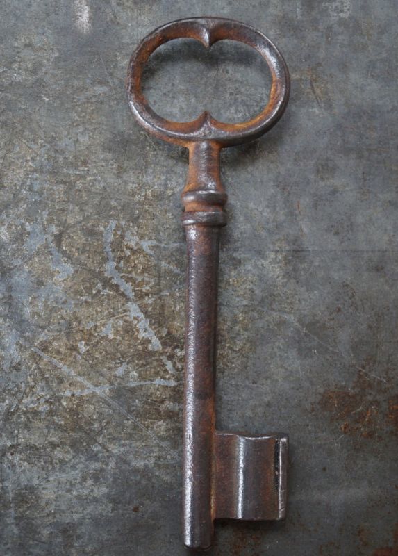 画像3: FRANCE antique KEY フランスアンティークキー 大きな鍵 H12cm 1890-1920's