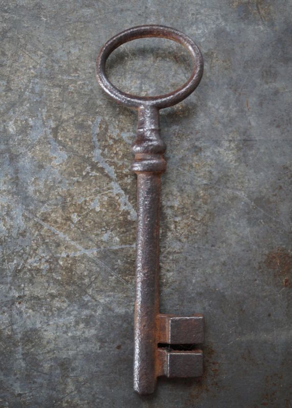 画像3: FRANCE antique KEY フランスアンティークキー 大きな鍵 H10.4cm 1890-1920's