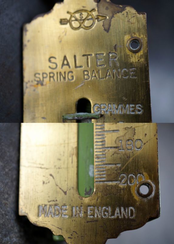 画像5: ENGLAND  antique イギリスアンティーク SALTER  スプリングバランス ポケットバランス ハンキング スケール  はかり  1920-40's 
