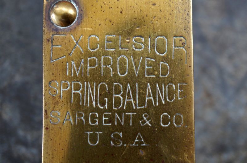 画像5: U.S.A.  antique アメリカアンティーク SARGENT & CO. スプリングバランス ポケットバランス ハンキング スケール  はかり  1920-40's 