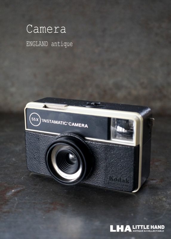 画像1: ENGLAND antique イギリスアンティーク KODAK 55X INSTAMATIC CAMERA  コダック カメラ ケース付き ヴィンテージ 1950-70's 