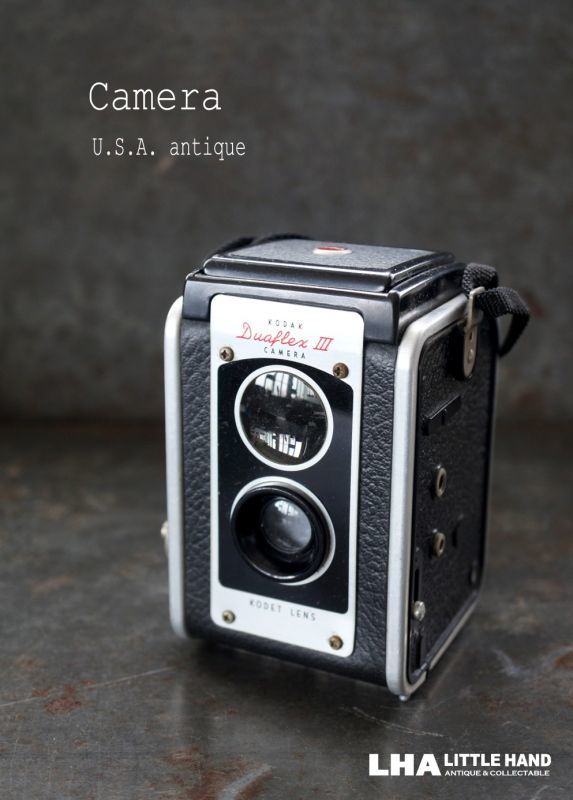 画像1: ENGLAND antique イギリスアンティーク KODAK DUAFLEX III コダック 二眼レフカメラ ヴィンテージ 1950's