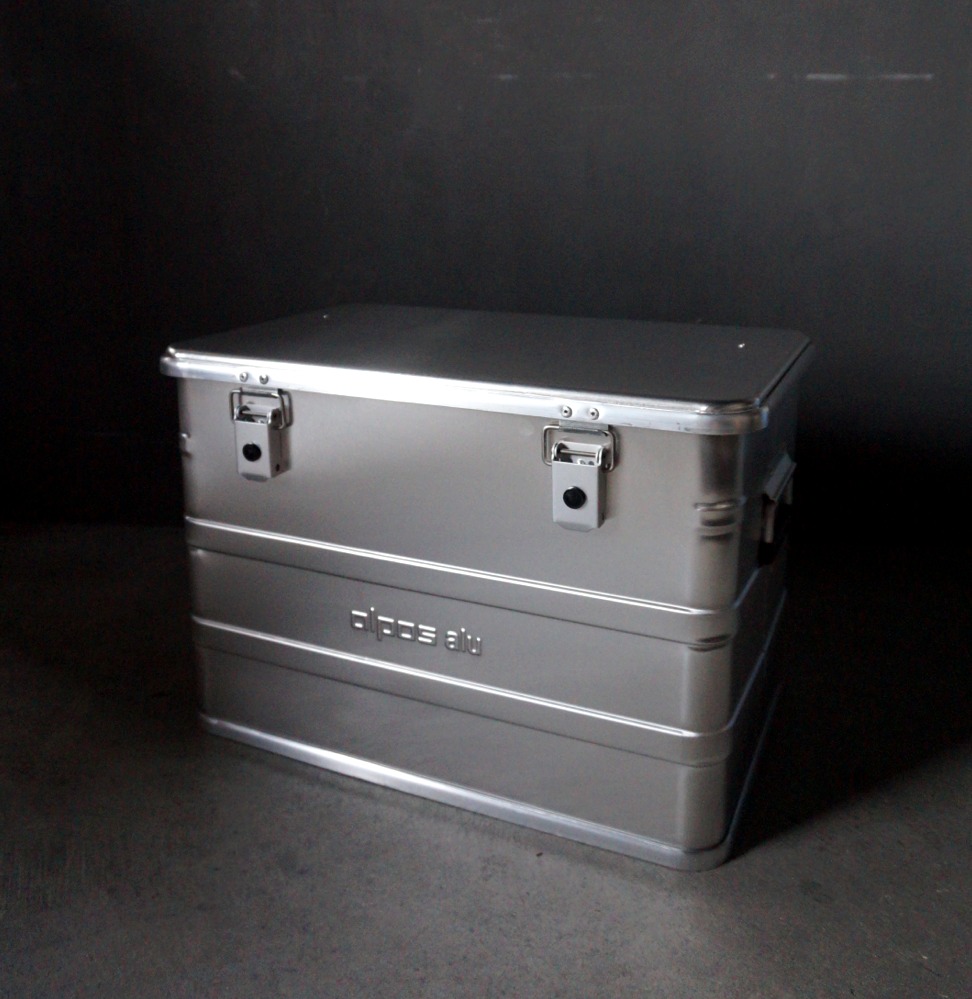 Slovenia Alpos Alumi Container With Lid M スロベニア アルポス アルミコンテナ M Little Hand Antique Lha