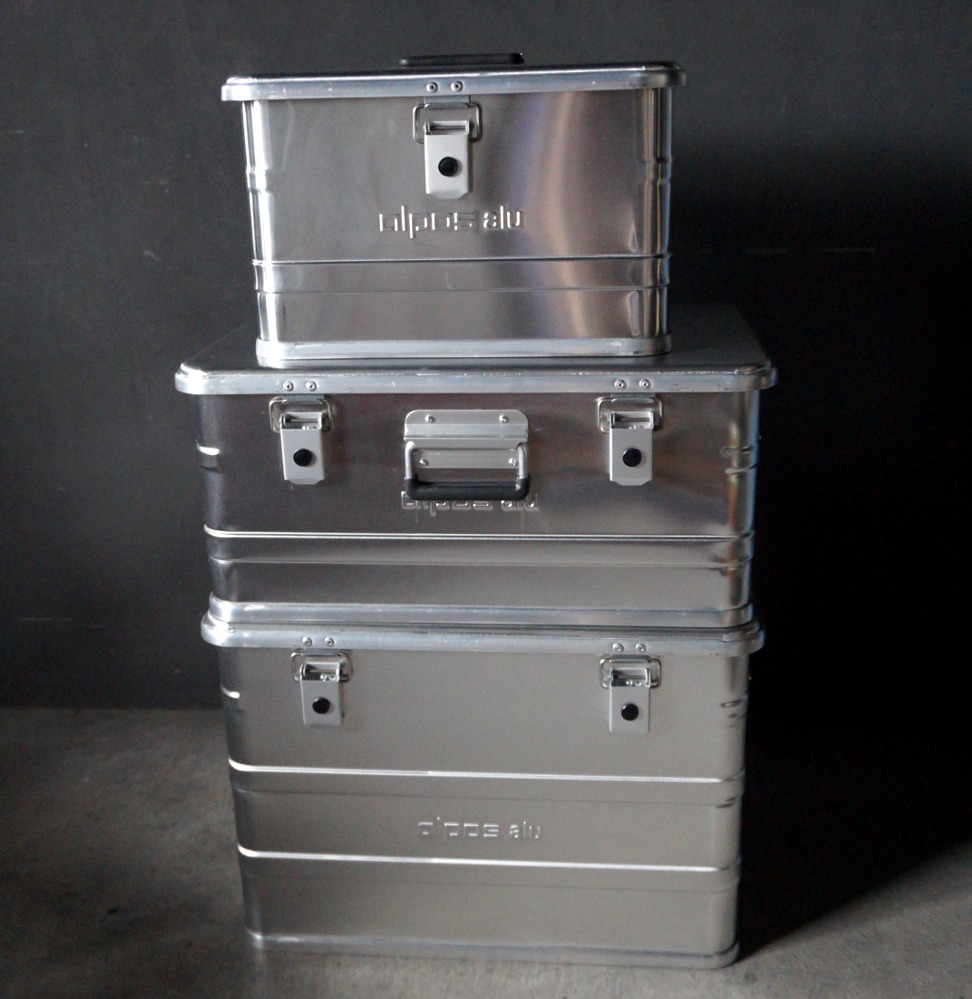 SLOVENIA ALPOS ALUMI CONTAINER with Lid/XS スロベニア アルポス