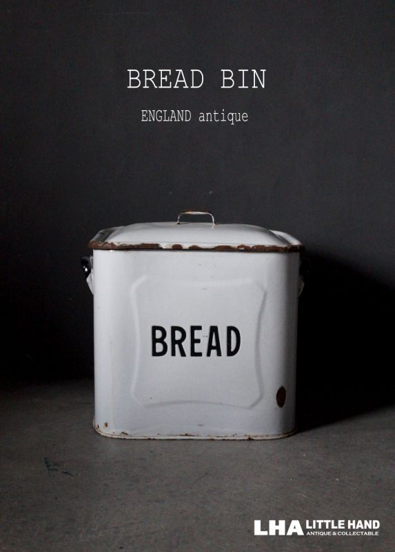 画像1: ENGLAND antique BREAD BIN イギリスアンティーク ホーロー ブレッド缶 BREAD 1920-30's