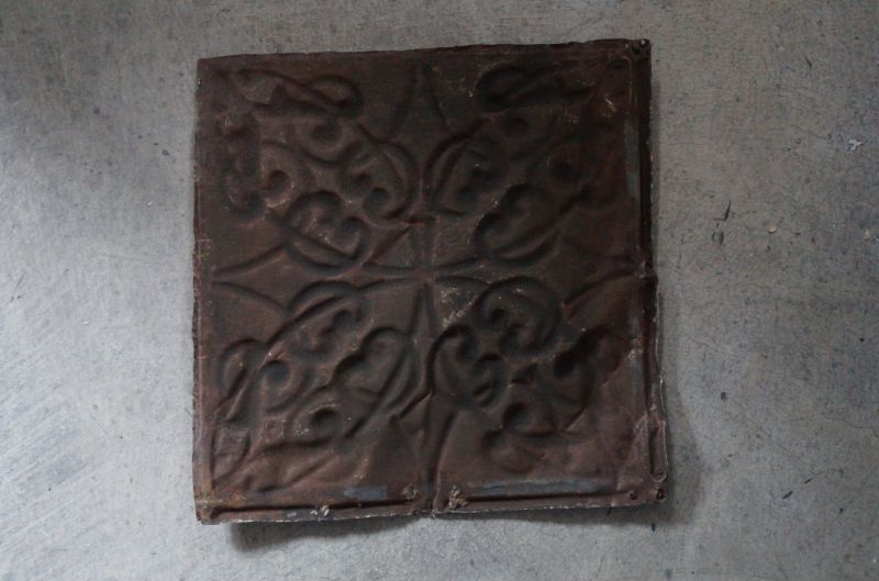 画像4: USA antique CEILING TIN シーリングティンパネル ティンパネル  1860-1940's