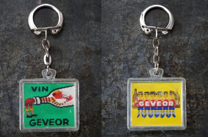 FRANCE antique BOURBON KEYRING GEVEOR フランスヴィンテージ