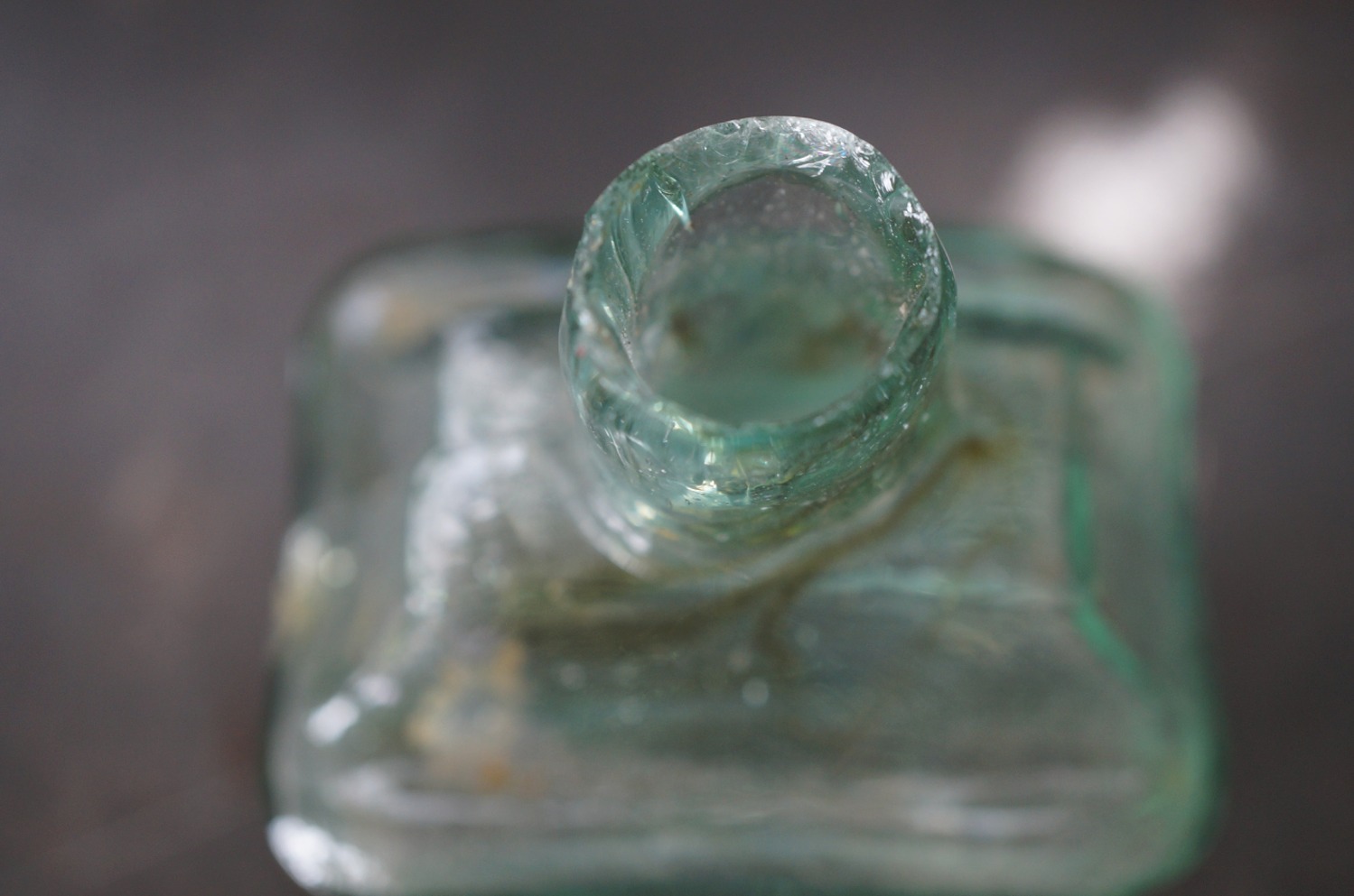 画像4: ENGLAND antique Ink Bottle イギリスアンティーク ガラス インクボトル 瓶 ガラスボトル 1890－1910's