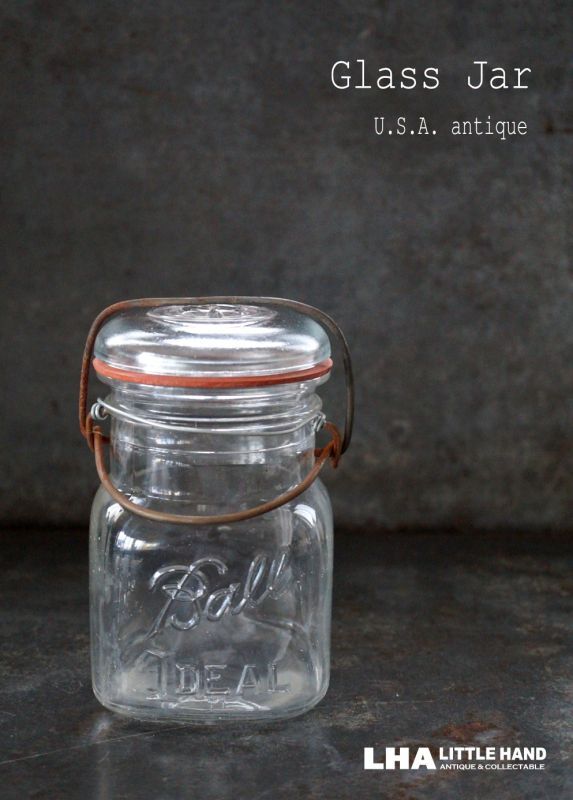 USA antique Ball Glass Jar アメリカアンティーク BALL ジャー ...