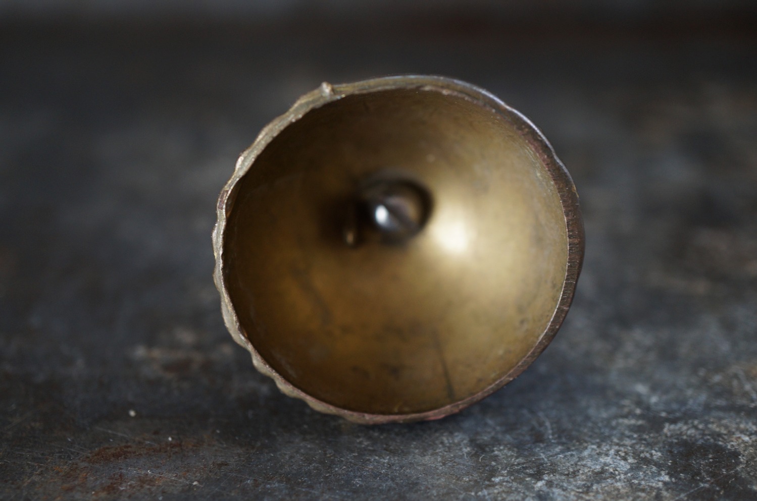 画像4: ENGLAND antique Brass Table Ball イギリスアンティーク ブラス テーブルベル ドールベル ハンドベル ベル真鍮製 1940-50's 