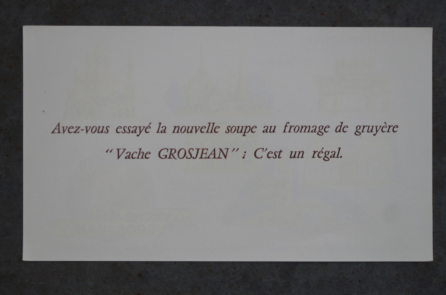 画像2: FRANCE antique フランスアンティーク BUVARD ビュバー LA VACHE GROSJEAN ヴィンテージ 1950-70's 