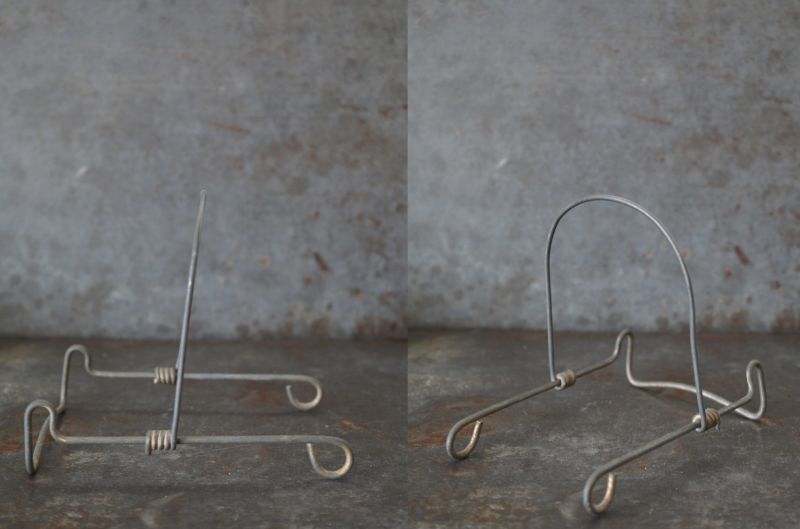 画像2: USA antique Wire Stand Holder アメリカアンティーク ワイヤ スタンドホルダー(S) ヴィンテージ ブックスタンド プレートスタンド 1970-80's