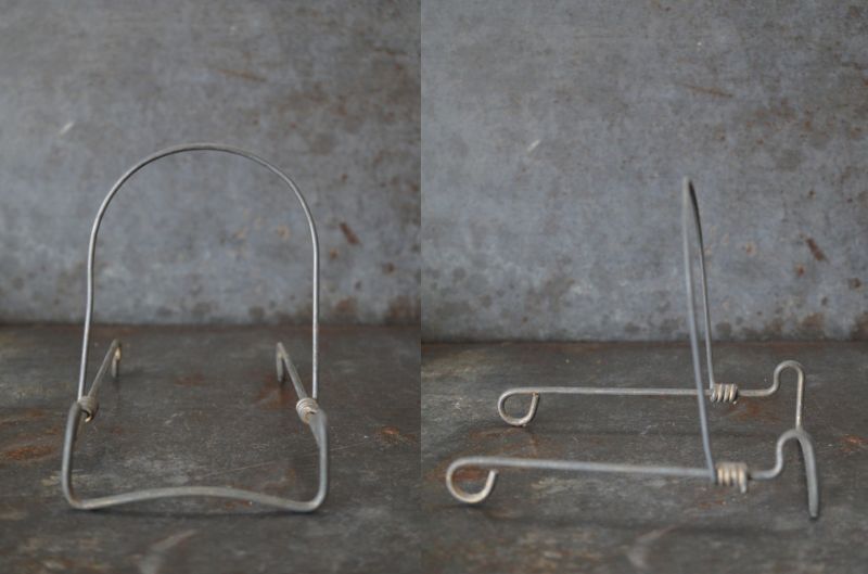 USA antique Wire Stand Holder アメリカアンティーク ワイヤ スタンド