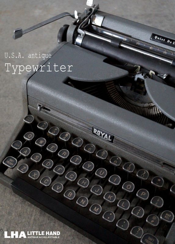 U.S.A. antique ROYAL Typewriter アメリカアンティーク ロイヤル ...