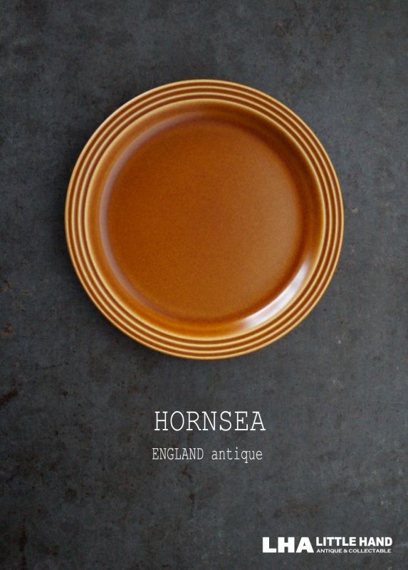 画像1: ENGLAND antique HORNSEA  SAFFRON PLATE イギリスアンティーク ホーンジー サフラン ケーキプレート デザートプレート 1970-80's ヴィンテージ