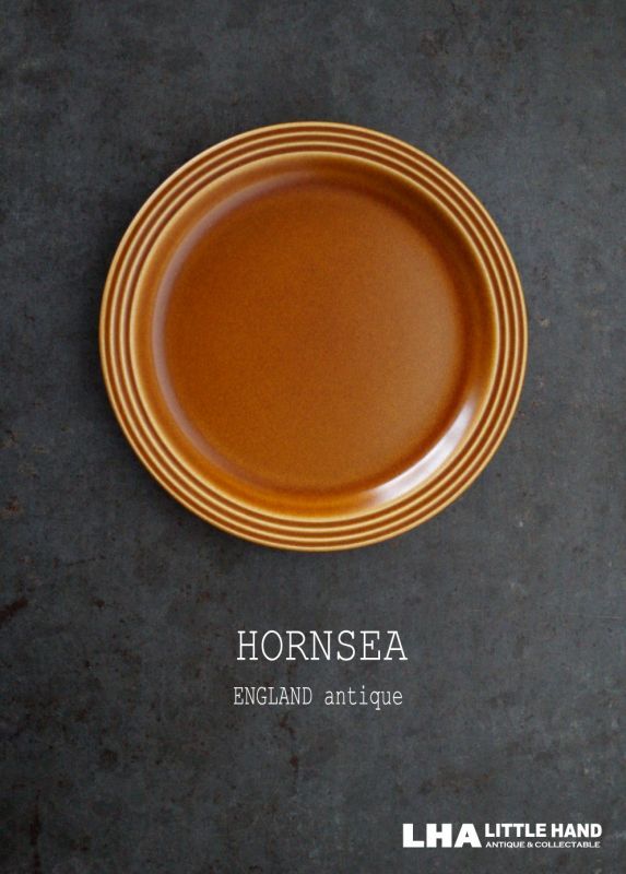 ENGLAND antique HORNSEA SAFFRON PLATE イギリスアンティーク