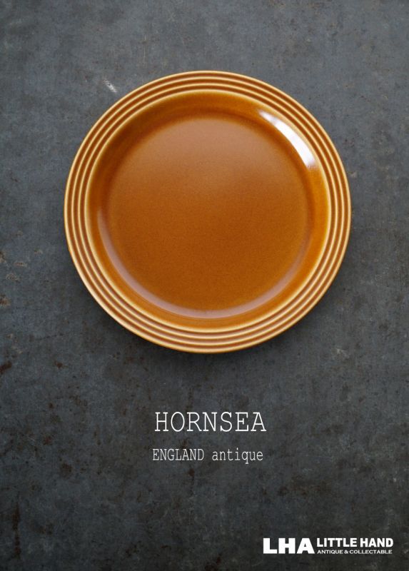 ENGLAND antique HORNSEA SAFFRON PLATE イギリスアンティーク