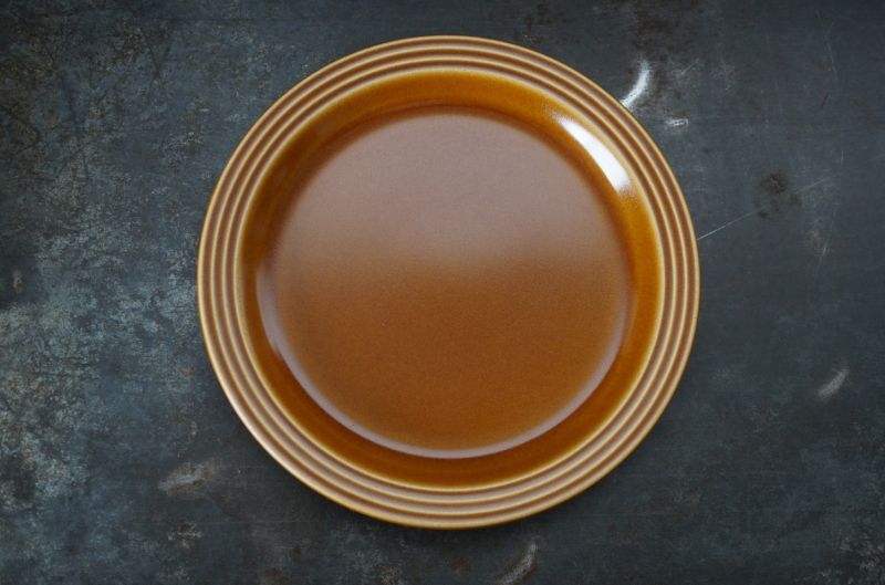 画像2: ENGLAND antique HORNSEA  SAFFRON PLATE イギリスアンティーク ホーンジー サフラン ケーキプレート デザートプレート 1970-80's ヴィンテージ
