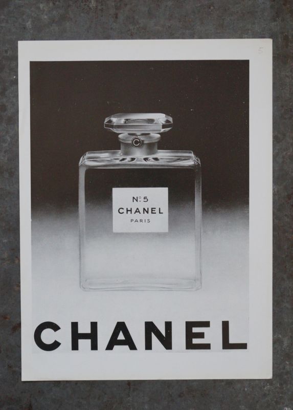 FRANCE antique ART PAPER フランスアンティーク [CHANEL no.5 