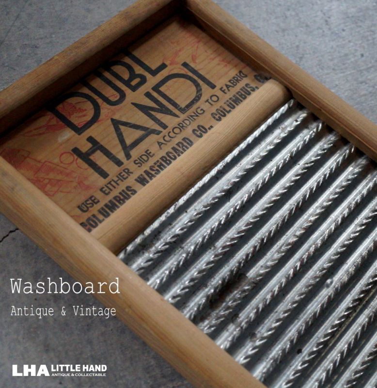 USA antique DUBL HANDI Washboard アメリカアンティーク 木製 