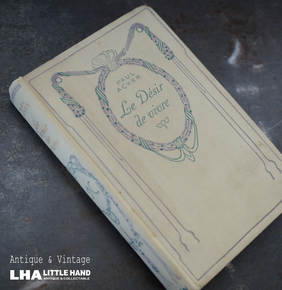 France Antique Nelson Book フランス アンティーク 本 ネルソン 古書 洋書 アンティークブック 10 1930 S Little Hand Antique Lha