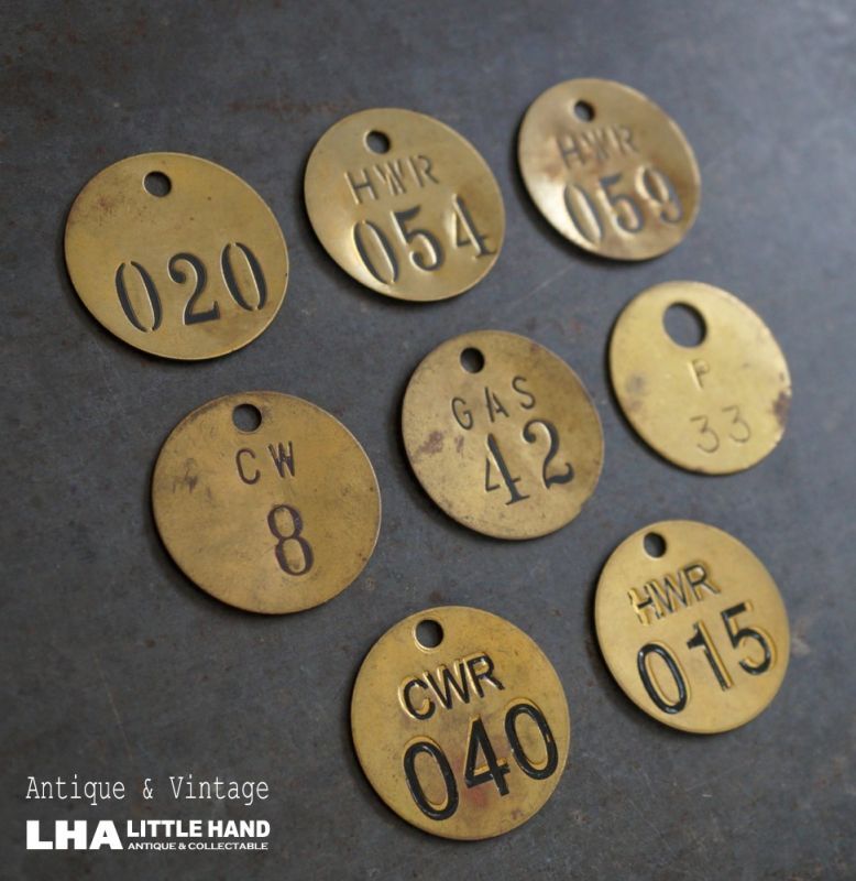 U.S.A. antique Number Tag アメリカアンティーク ヴィンテージ ロゴ