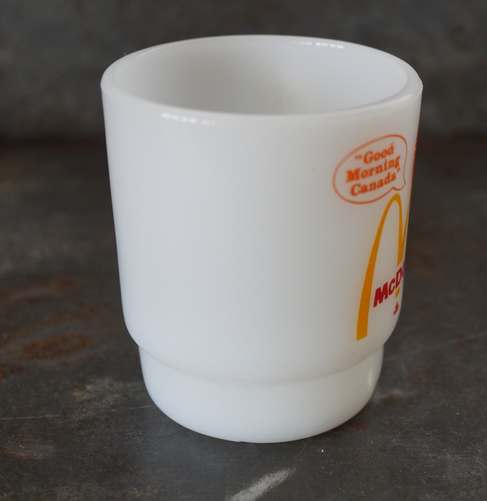 U.S.A. vintage Fire-king Mug McDonald's CANADA アメリカ 