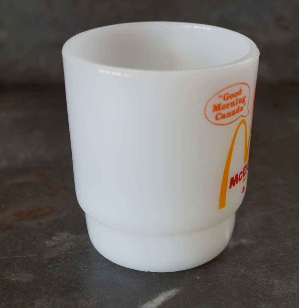 U.S.A. vintage Fire-king Mug McDonald's CANADA アメリカ