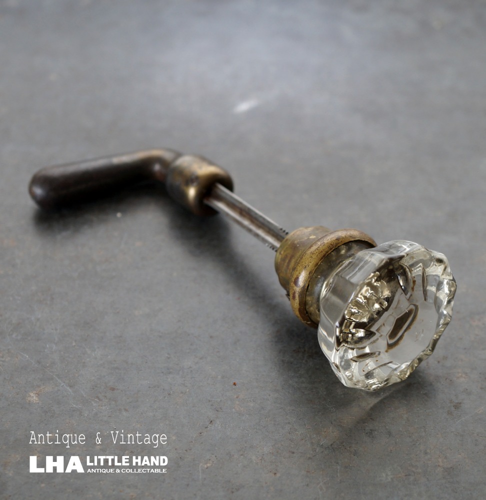 U.S.A. antique Doorknob アメリカアンティーク ガラスドアノブ