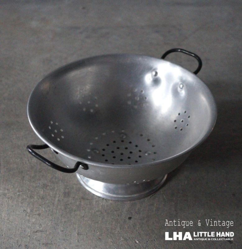 ENGLAND antique COLANDER イギリスアンティーク アルミ コランダー