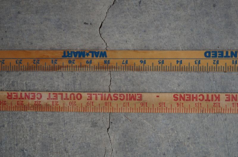 U.S.A. antique ADVERTISING WEEDEN YARD STICK RULER