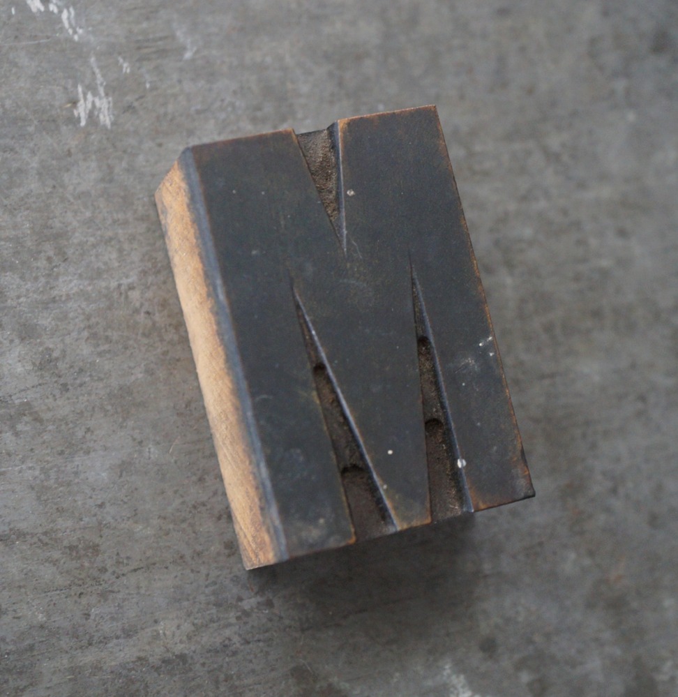 画像3: U.S.A. antique Letterpress 【M】アメリカアンティーク 木製プリンターブロック Ｈ5ｃｍ ヴィンテージ スタンプ ビンテージ はんこ 数字 1900-40's 