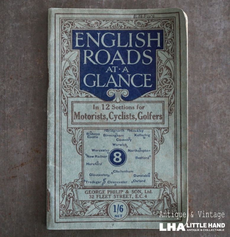 ENGLAND antique MAP イギリスアンティーク マップ 地図 ヴィンテージ