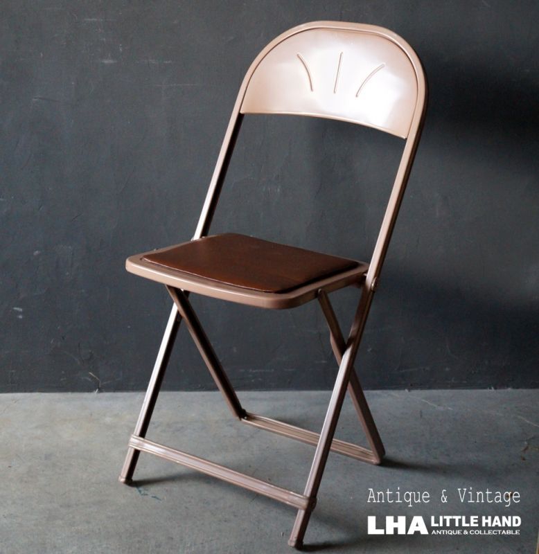 U.S.A. antique HAMPDEN SPELIALTY PRODUCTS Inc. FOLDING CHAIR アメリカアンティーク  フォールディングチェア ビンテージ 折りたたみ椅子 ヴィンテージ 1960-90's - LITTLE HAND ANTIQUE 【LHA】